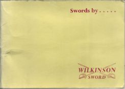 Swords by Wilkinson sword softback book. UNSIGNED. We combine shipping on all lots. Single book £5.