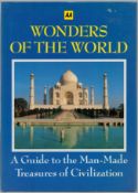 Wonders of the world, a guide to the man-made treasures of civilization hardback book. UNSIGNED.