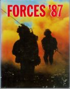 Forces '87 hardback book. UNSIGNED. We combine shipping on all lots. Single book £5.99 UK, £7.99