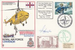 Rare C16d RAF Chivenor taken from Clovelly Devon to Lundy Island Signed J. M. Hunter, coxswain. 5