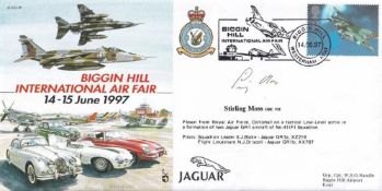 Biggin Hill International Air Fair signed by Stirling Moss. British Formula One driver. 14 -6-