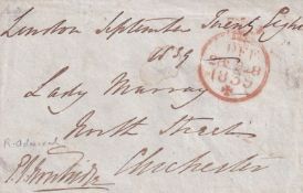 Free Front dated 1839 Signed by Rear Admiral Sir E T Troubridge 1787 - 1852. Free Front dated 1839