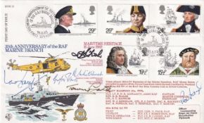 RFDC12 Maritime Heritage Full Set Signed, G Place VC, T Gould VC I Fraser VC Learoyd VC Holders.