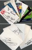 Signature cards collection, Jonny Herbert, Ralph Schumaker, Ilie Nastase, Greg Rusedski Ken Buchanan