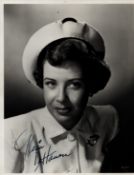 Gloria DeHaven (1925-2016), a 10x8 inch photo, signed in fountain pen ink. An American actress and