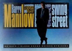 Barry Manilow Swing Street collection, 4 unsigned colour photos Theres Something about him you'll