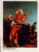 Roy Rogers signed 10x8 inch colour magazine photo. Good condition. All autographs come with a