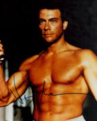 Jean Claude Van Damme signed 10x8 inch colour photo. Good condition. All autographs come with a
