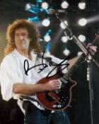 Brian May signed 10x8 inch colour photo. Good condition. All autographs come with a Certificate of