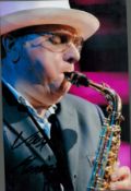 Van Morrison signed 12x8 inch colour photo. Good condition. All autographs come with a Certificate