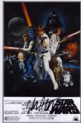 John Dykstra, a signed 12x8 inches Star Wars photo. An American special effects artist and recipient