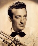 Harry James signed 10x8 inch vintage sepia photo. Good condition. All autographs come with a