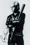 Gary Numan signed 12x8 inch black and white photo. Good condition. All autographs come with a