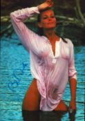 Bo Derek, a signed 11x8 inch photo. An American actress whose breakthrough performance came in the