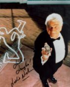 Leslie Nielsen signed 10x8 inch colour photo. Good condition. All autographs come with a Certificate