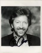 Eric Clapton signed 10x8 inch black and white photo. Good condition. All autographs come with a
