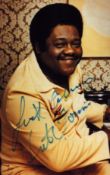 Fats Domino signed 6x4 inch approx colour photo. Good condition. All autographs come with a