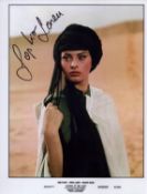 Sophia Loren signed 10x8 inch colour photo. Good condition. All autographs come with a Certificate