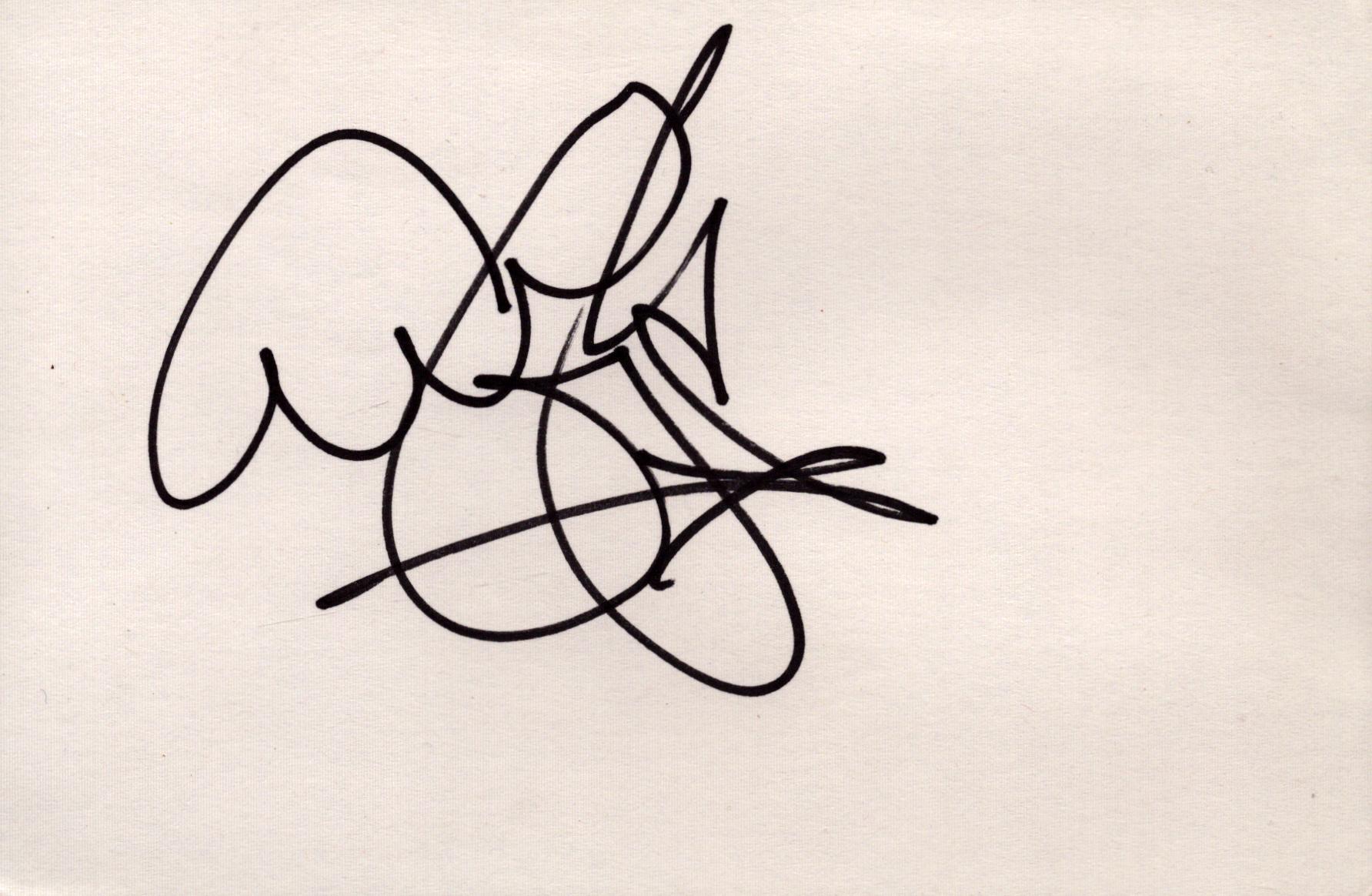 Ali Campbell signed white card 6x4 inch in size. Good condition. All autographs come with a