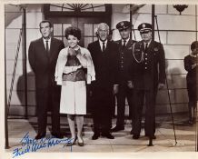 Fred MacMurray signed Kisses for My President 10x8 inch black and white movie still photo. Good