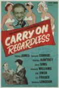 Nicholas Parsons signed 'Carry on Regardless' Promo colour picture 6x4 Inch, Dedicated. Good