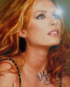 Élodie Frégé signed 10x8 Inch colour photo, Is a French singer and actress. Good condition. All