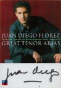 Juan Diego Flórez signed promo colour photo 6x4 Inch, Is a Peruvian operatic tenor. Good