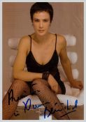 Bénédicte Delmas signed colour photo 8, 5x6 Inch, 'Sous le soleil', French Actress. Good