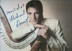 Michael David signed promo colour photo 6x4 Inch Approx. Good condition. All autographs come with