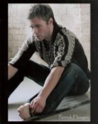 Patrick Flueger signed 10x8 Inch promo colour photo, Is an American actor. Good condition. All