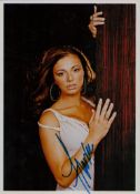 Frankee signed 7x5 Inch colour photo, An American RandB singer. Good condition. All autographs