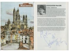Sylvester McCoy signed Programme, The Marlowe Theatre Canterbury, Having A Ball, Dedicated, Is a