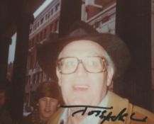 Joss Ackland, CBE signed colour photo Approx, 5x4 Inch, Was an English actor who appeared in more