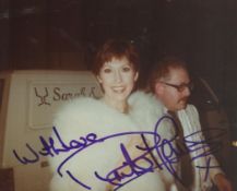 Anita Harris signed colour photo 5x4 Inch, Is an English actress, singer and entertainer. Good
