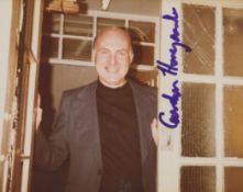 Gordon Honeycombe signed colour photo Approx, 4, 5x3, 5 Inch, Was a British newscaster, author,