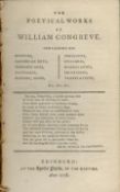 The Poetical Works of William Congreve. With the Life of the Author'. Published by the Apollo Press,