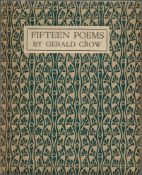 Fifteen Poems by George Crowe. Published by B H Blackwell, Oxford. Circa 1919. Inscribed by the