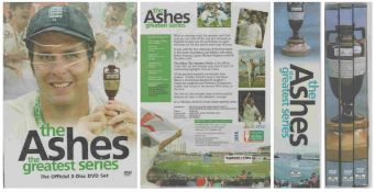 Unsigned The Ashes, the greatest series The Official 3-Disc DVD Set. Good condition. All