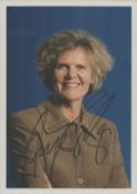 Anja Silja signed colour photo 7x5 Inch Is a German soprano singer. Good condition. All autographs