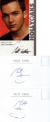 Hollyoaks Signatures on Hollyoaks Card. Signature of Matt Littler (Max Cunningham). Good