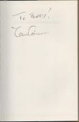 Tom O`Connor signed hardback book titled A Bellyfull of Laughter, signed on title page 171 pages.