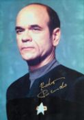 Robert Picardo signed 7x5 inch colour photo. Good condition. All autographs come with a