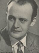 Tito Gobbi signed and dated (1955) photo. An Italian operatic baritone with an international