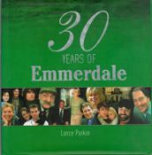 30 Years of Emmerdale by Lance Parking hardback book, 192 pages. Good condition. All autographs come