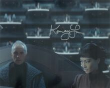 Star Wars The Phantom Menace 10 x 8 movie scene photo signed by Kamay Lau (Sei Taria). Good