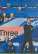Graham Potter signed 12x8 inch colour photo pictured while manager of Chelsea. Good condition. All