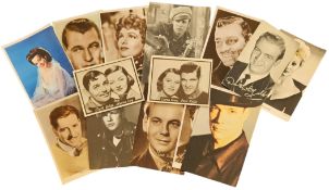 TV/Film/Music/Entertainment, Collection Approx 10 printed photos/post cards black and white,