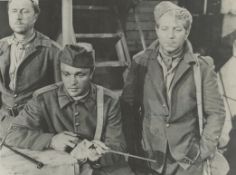 Peter Van Eyck (1911-1969), actor A vintage signed 10x75 inch photo, as Hafner in a scene from the