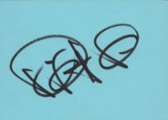 David Harewood signed 5x4 album page. Good condition. All autographs come with a Certificate of