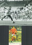 Collection Michael Gomez, Gary Thompson, Tony Gowell and Willie Morgan signed sports photo